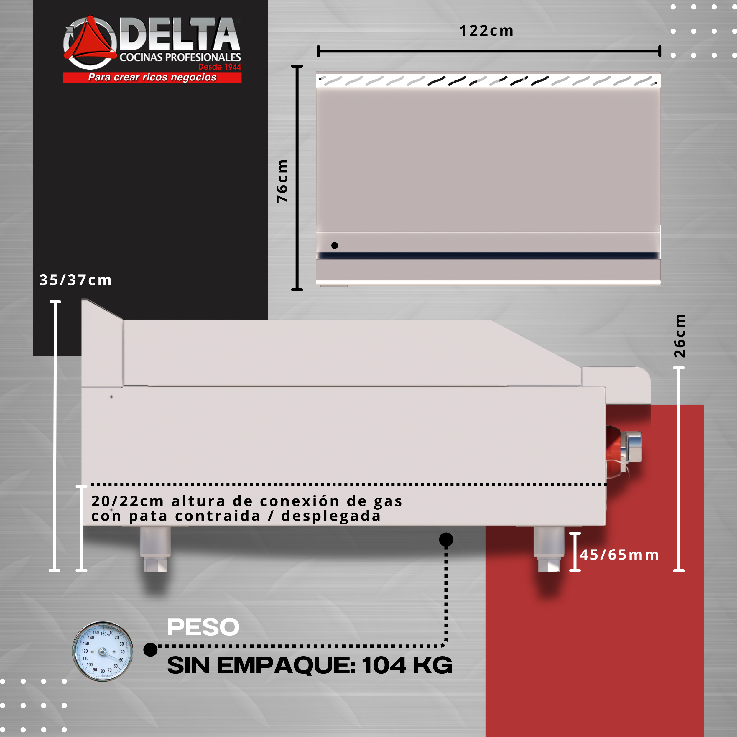 4-G (122cm/48")